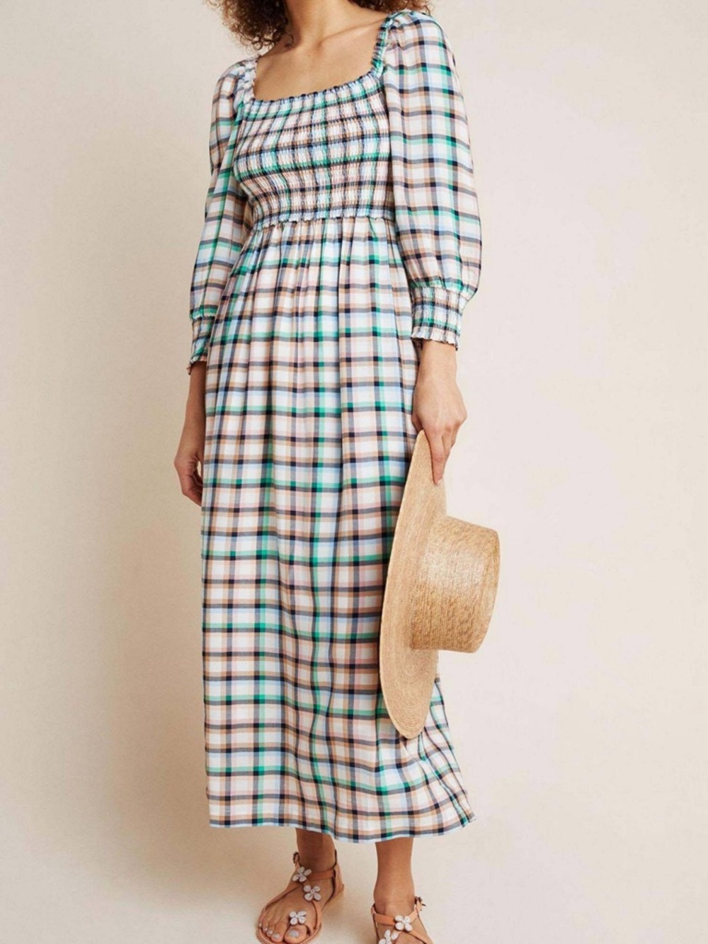 Maeve Anthropologie Cerie Smocked Maxi Dress Size XS ($148 new)